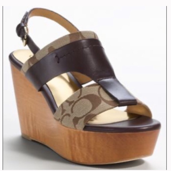 Coach wedges - Picture 1 of 5